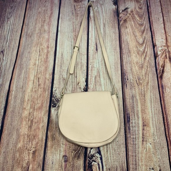 Handbags - Genuine Leather Light Pink Crossbody